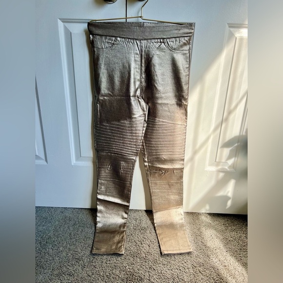 Nordstrom Champagne Gold Leggings - Picture 1 of 8